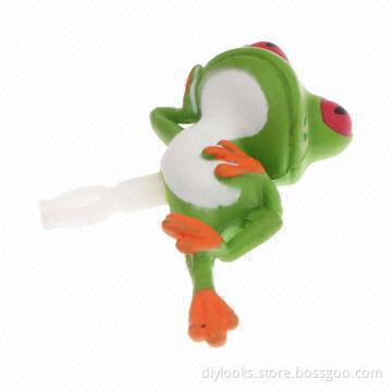 Funny Design Frog Style Ear Cap 3.5mm Anti-dust Plug for iPhone 5/iPhone 4 & 4S/New iPad (3)